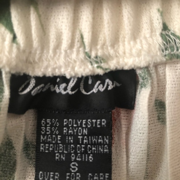 Vintage Daniel Carson floral maxi broomstick skirt S - Picture 3 of 5